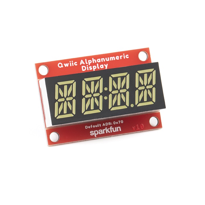 SparkFun COM-18565 Qwiic Alphanumeric Display – White