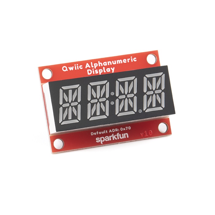 SparkFun COM-16917 Qwiic Alphanumeric Display – Blue