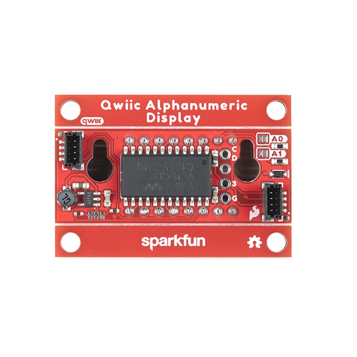 SparkFun COM-16917 Qwiic Alphanumeric Display – Blue