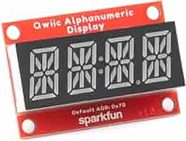 SparkFun COM-18566 Qwiic Alphanumeric Display – Green