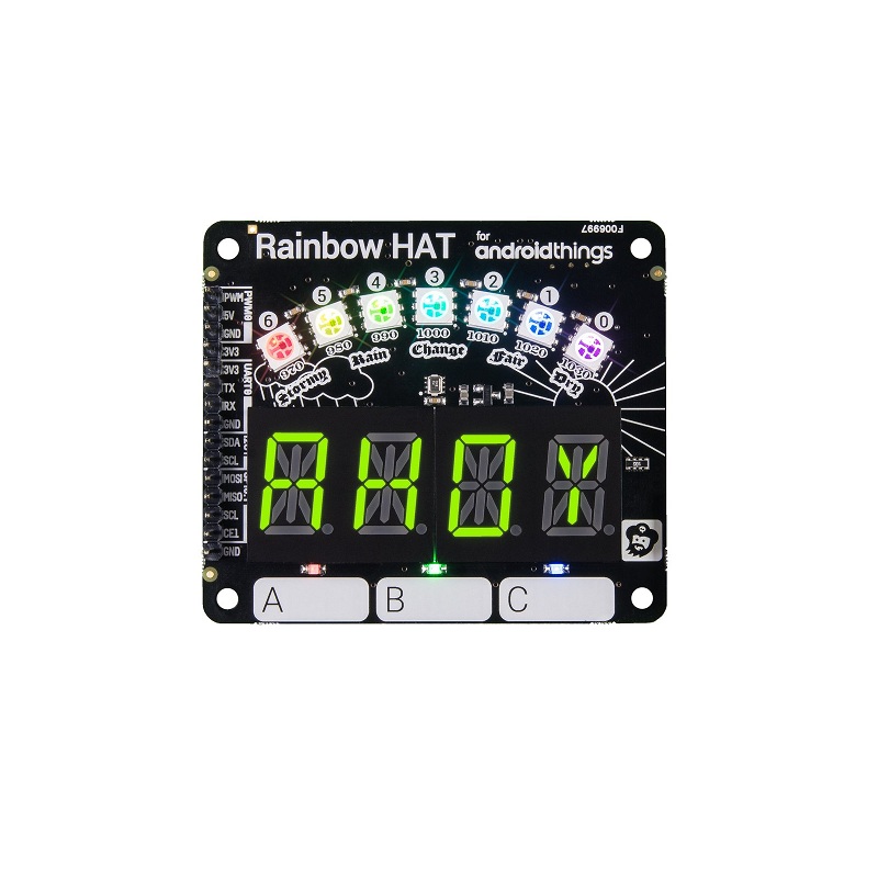 PIMORONI Rainbow HAT for Raspberry Pi