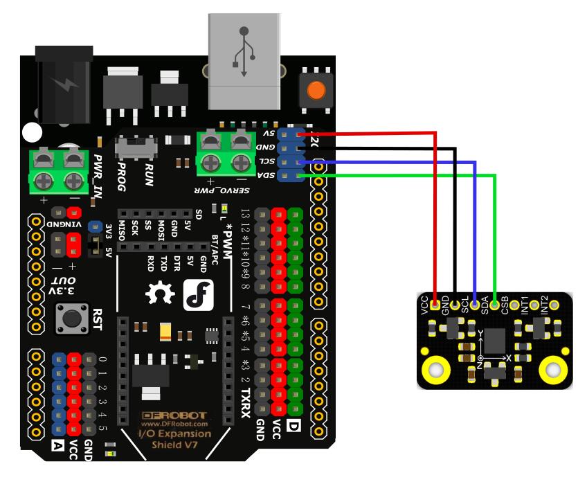 DFRobot Fermion BMX160 9-axis Sensor (Breakout)