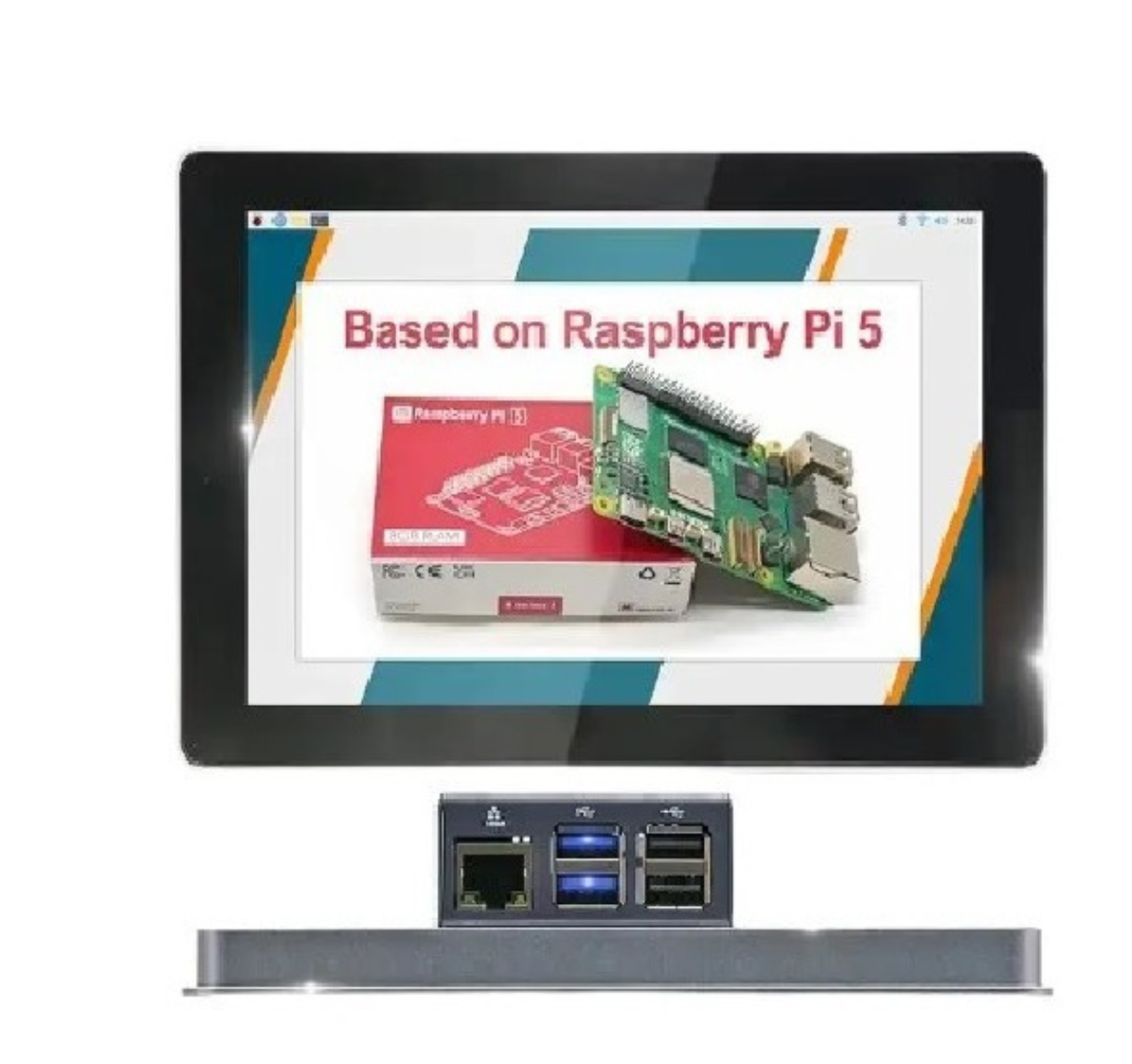 EDATEC 10.1″ 1280*800 HMI Touch Display Panel for Raspberry Pi 5 with 32 GB SD Card