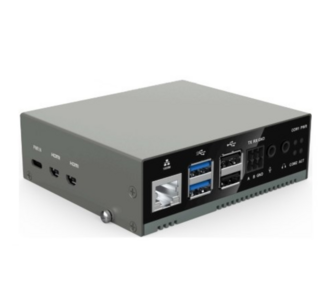 EDATEC ED-IPC3020-04001-P Industrial Computer Based on Raspberry Pi 5 with Pi5 4GB,Audio input & output,RS232 & 485, with 128GB SSD, with PoE