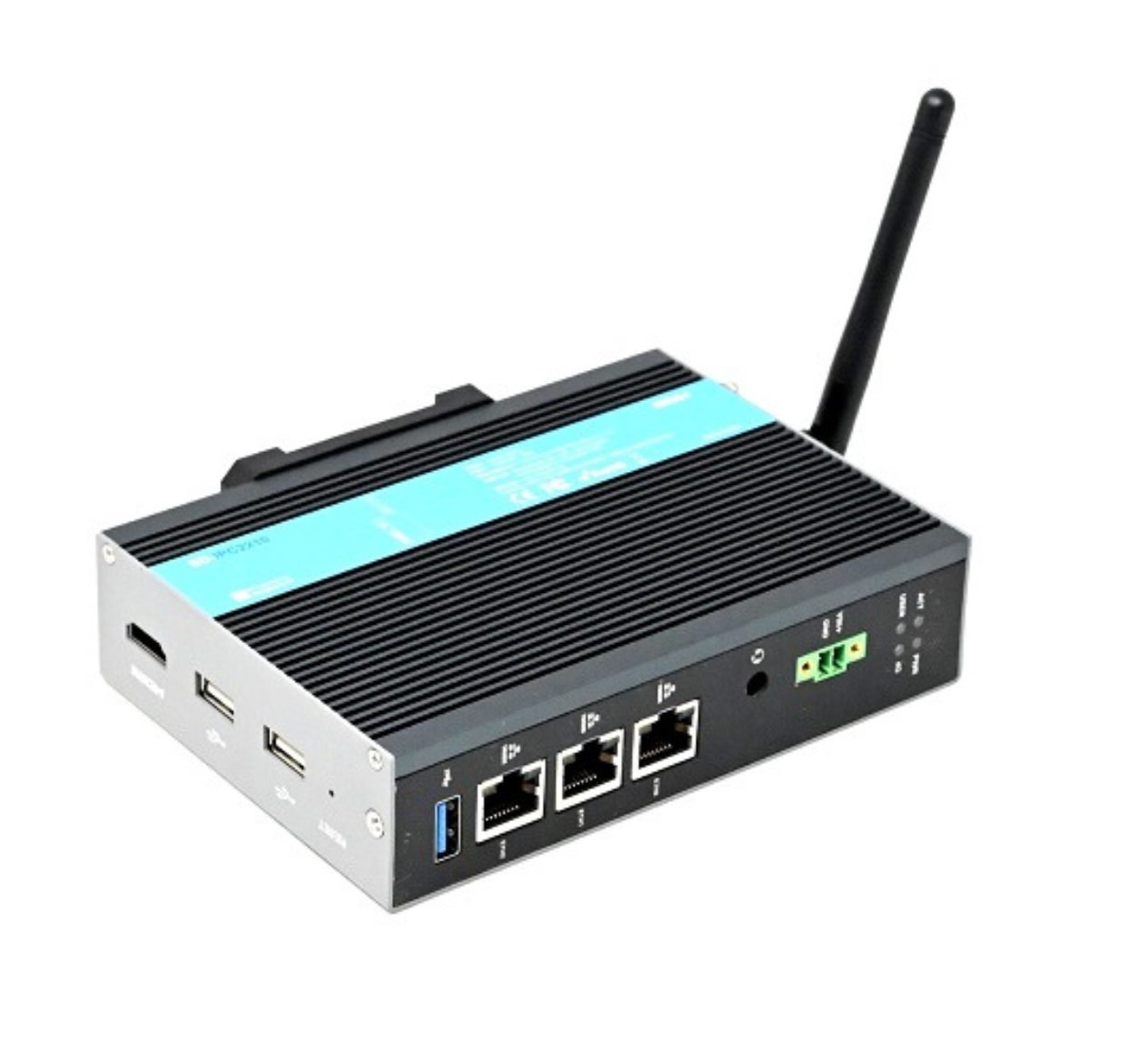 EDATEC ED-IPC2210-1208-S Industrial Computer Based on Raspberry Pi CM4 CM4102008 2GB DDR and 8GB eMMC with Wi-Fi & Bluetooth