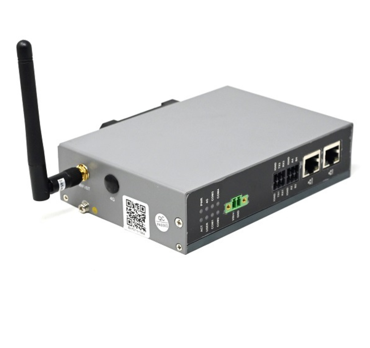 EDATEC ED-IPC2110-1208-S Industrial Computer Based on Raspberry Pi CM4 CM4102008, 2GB DDR, 8GB eMMC with Wi-Fi & Bluetooth