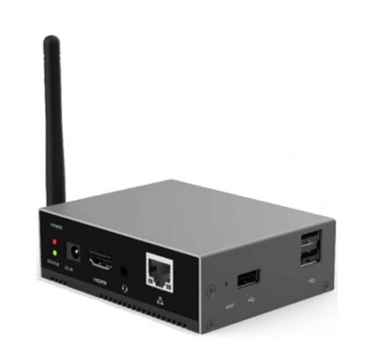 EDATEC ED-IPC2410-1208 Industrial Computer Based on Raspberry Pi CM4, CM4102008, 2GB DDR, 8GB Emmc, with Wi-Fi & Bluetooth