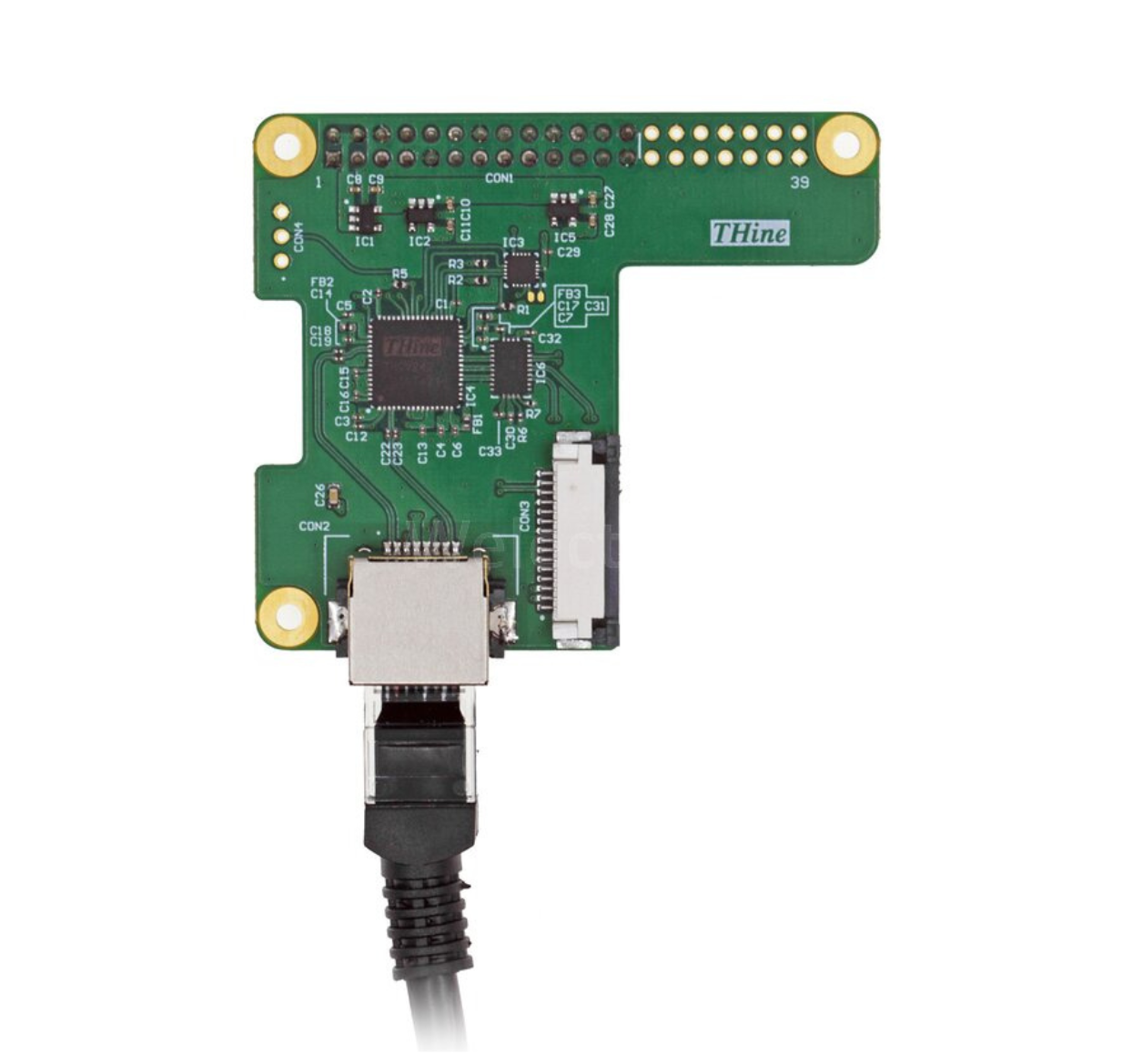 EDATEC MIPI Camera Extension Kit with Transmit Board, Receiving Board, 2 meters CAT5 Cable