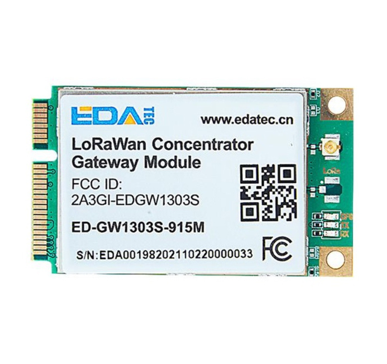 EDATEC 915M Lora Module for US Base on SX1303 FCC
