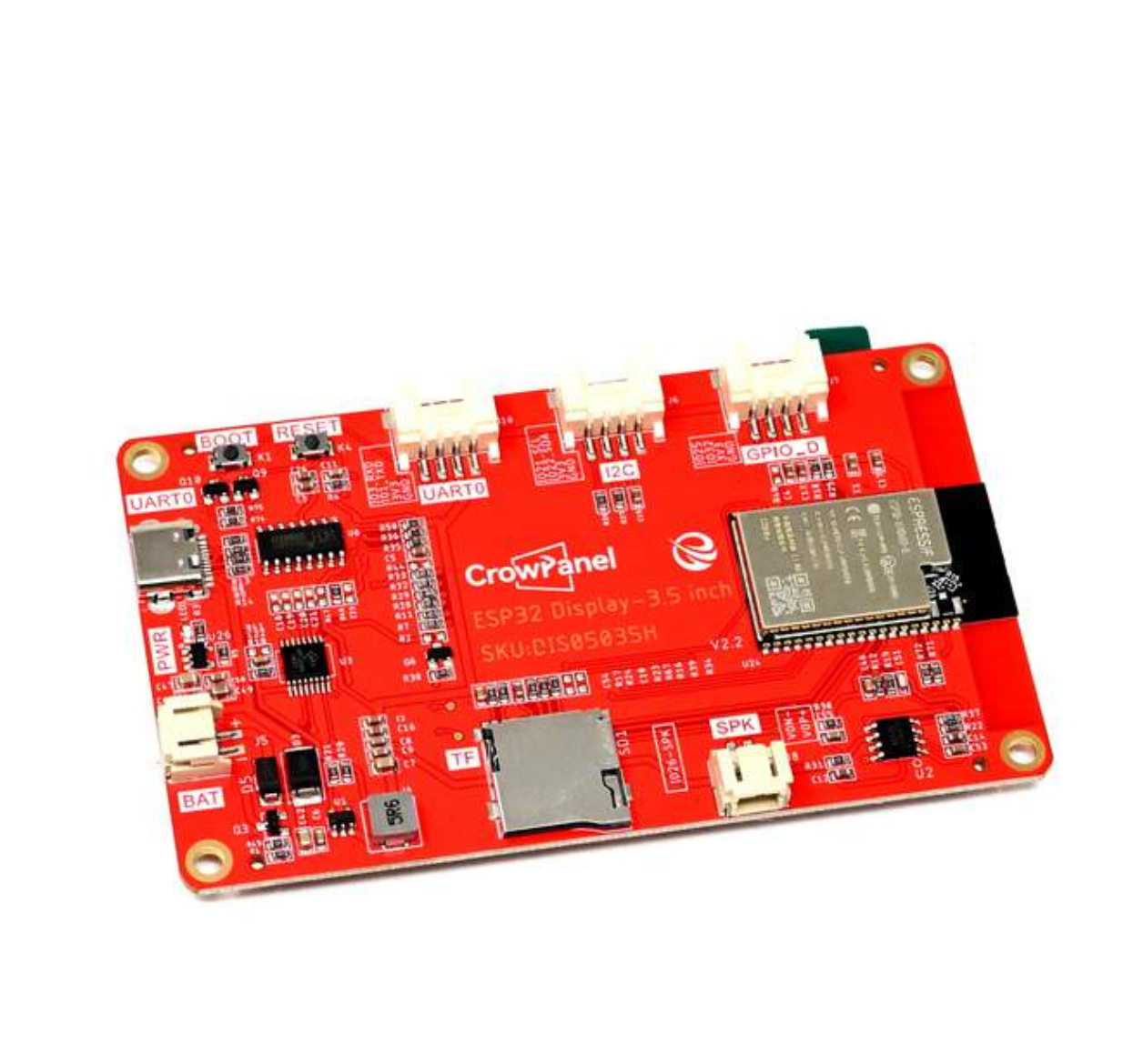 ELECROW ESP32 display-3.5 Inch HMI Display 320×480 SPI TFT LCD Touch Screen Compatible with Arduino/LVGL/PlatformIO/ Micropython Without Acrylic Case