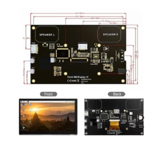 Elecrow RC070S 7 inch 1024*600 IPS Capacitive Touch Monitor Raspberry Pi Boards