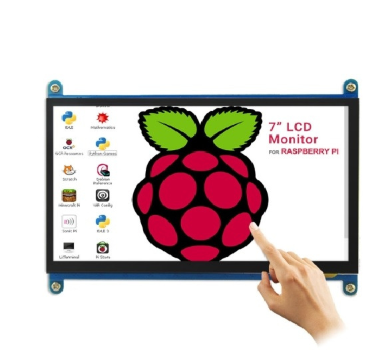 Elecrow RC070 7 inch 1024*600 LCD Display with Touch Screen Without Acrylic Case