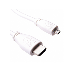Official Micro-HDMI (Male) to Standard HDMI (Male) Cable for Raspberry Pi