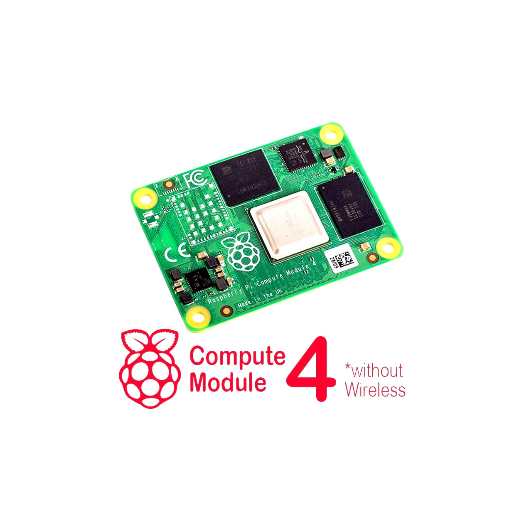 Raspberry Pi Compute Module 4 1GB Ram – 8GB eMMC- No WiFi (Lite)