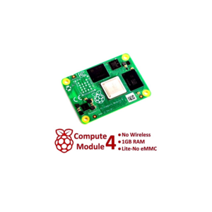 Raspberry Pi Compute Module 4 1GB Ram – 8GB eMMC- No WiFi (Lite)