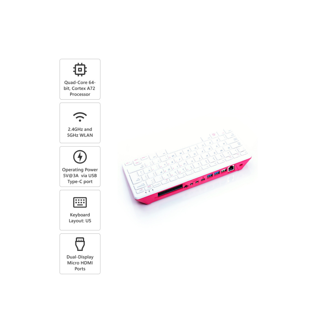 Official Raspberry Pi 400 Personal Computer -US Layout