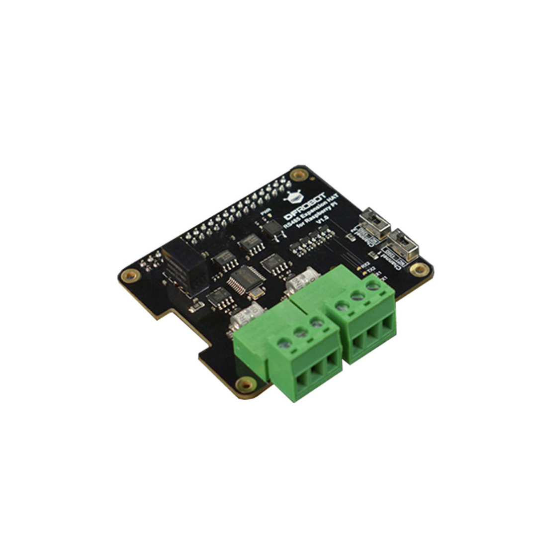Dual-channel RS485 Expansion Hat for Raspberry Pi 4B