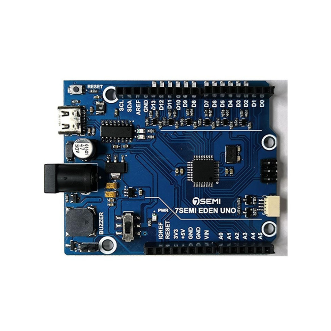 7Semi Uno SMD, USB-C, Buzzer, Qwiic Connect ATmega328P Board