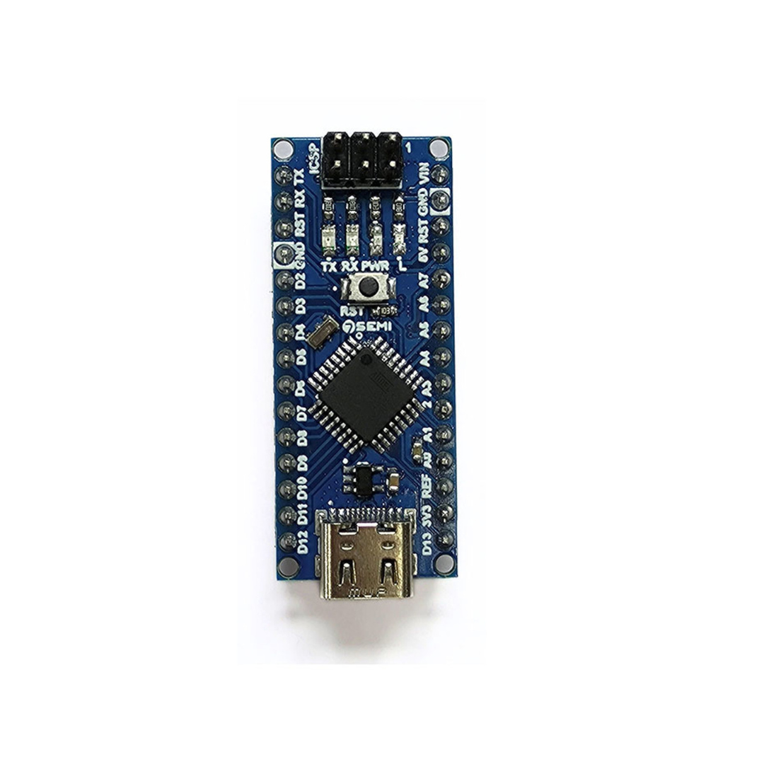 7Semi Nano ATmega328P Board With Header, USB-C CH340