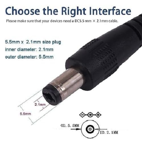 12 Volt 2 Amp Power Adapter Compatible for Set Top Box (Jio, Tata Sky, Tata Play, Airtel, Indigital), Dth Receiver, Printers, Ampli Speakers, LED TV, Monitors, CCTV Camera etc