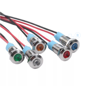 Red 6mm LED Metal In...