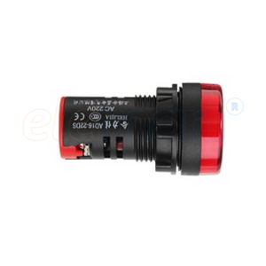 Red 22mm LED Power Pilot Signal Light Indicator (AC/DC 12V, AD16-22DS)