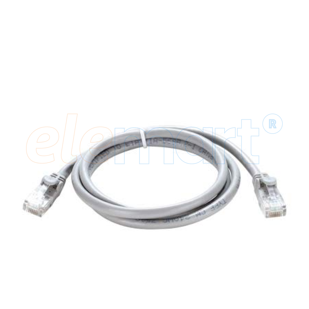 D-Link RJ45 Cat 6 Patch Cord for Modem (Grey, 2m)