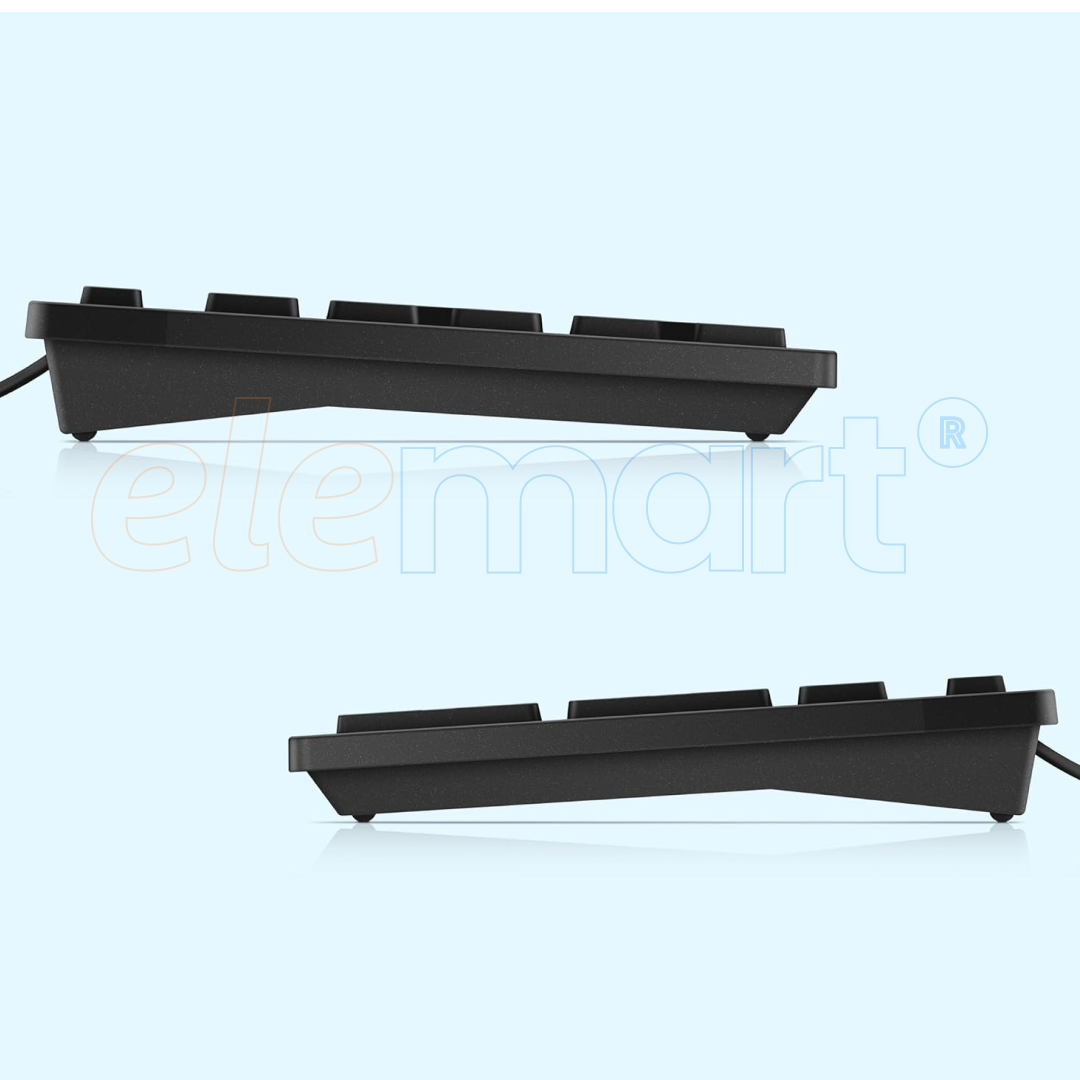 Dell KB216 Wired Multimedia Keyboard – Full-Size, USB Interface, Spill-Resistant, Chiclet Keys, Hot Keys (Volume, Mute, Play/Pause, Backward, Forward)