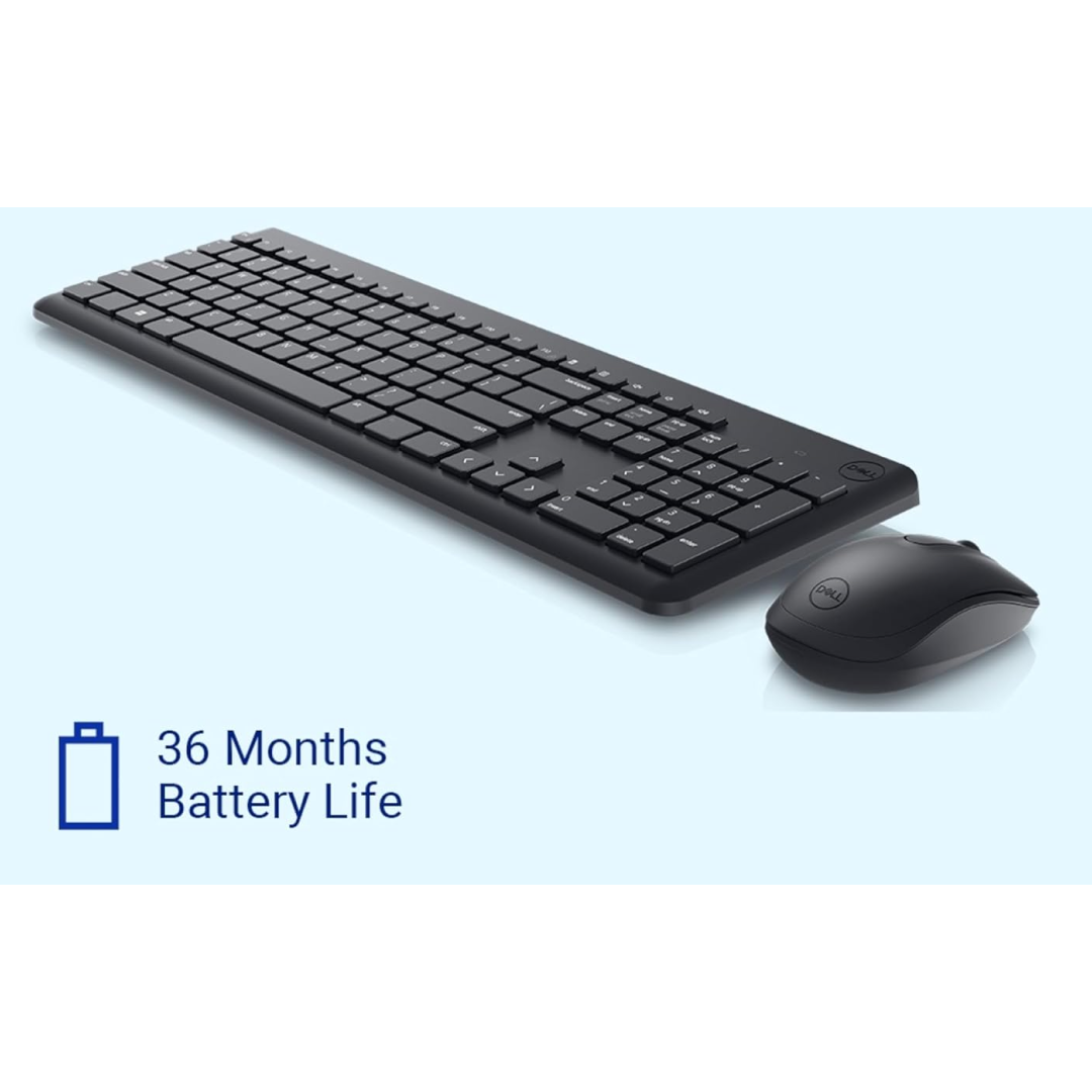 Dell KM3322W Wireless Keyboard/Mouse with 36-Month Battery & 3-Yr Warranty