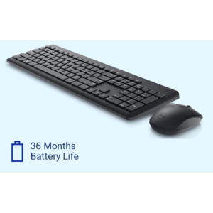 Dell KM3322W Wireless Keyboard/Mouse with 36-Month Battery & 3-Yr Warranty