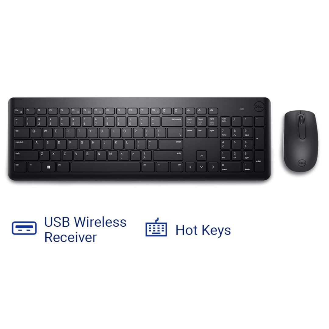 Dell KM3322W Wireless Keyboard/Mouse with 36-Month Battery & 3-Yr Warranty