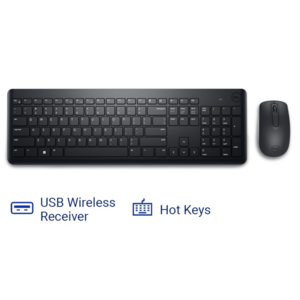 Dell KM3322W Wireless Keyboard/Mouse with 36-Month Battery & 3-Yr Warranty