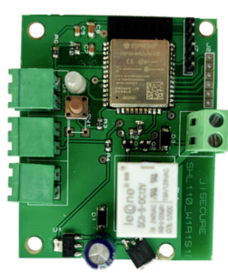 Smart Wireless Door Lock Controller with Momentary Relay (1s) | WiFi & BLE Enabled PCB for Home Automation | DIY Smart Door Solution | Android & iOS Compatible