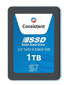 Consistent 2.5 1 TB SSD with SATA III Interface, 6Gb/s,Read/Write Speed Upto - 550/500 MB/s, 5 Years Warranty.