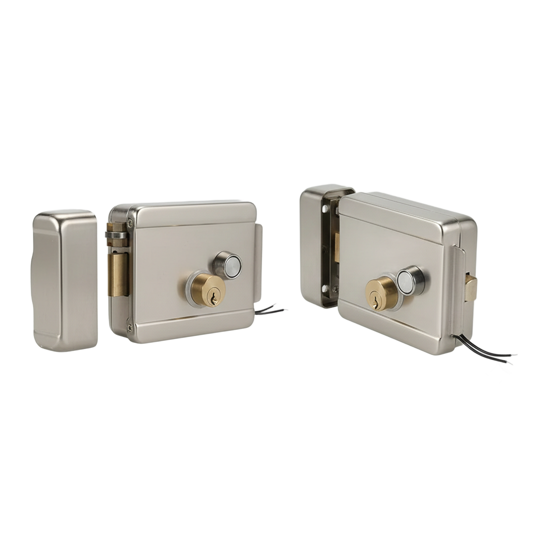 12V 8-Key Electric Access Control Rim Lock