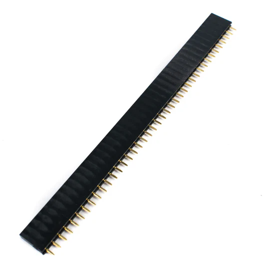 1x40 Pin 1.27mm Pitch Female Berg Strip Straight Single Row Header Connector