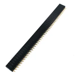 1x40 Pin 1.27mm Pitch Female Berg Strip Straight Single Row Header Connector