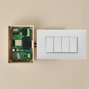 jiSECURE 4 Node Smart Switch | WiFi + Bluetooth Enabled Smart Home Switch