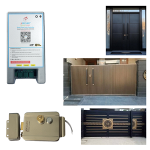 jiSECURE Smart Lock Controller with Electronic Lock | App & Manual Control