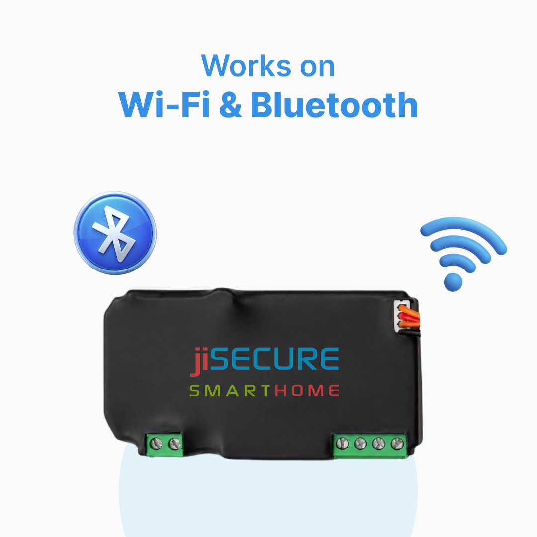 jiSECURE 4 Node Smart Switch | WiFi and Bluetooth Enabled Smart Home Controller