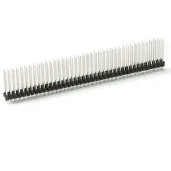 2x40 Pin 2.54 mm Pitch Male Berg Strip Straight Double Row Header Connector