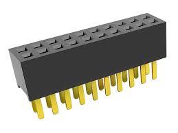 2x40 Pin 2.54mm Pitch Female Berg Strip Straight Double Row Header Connector