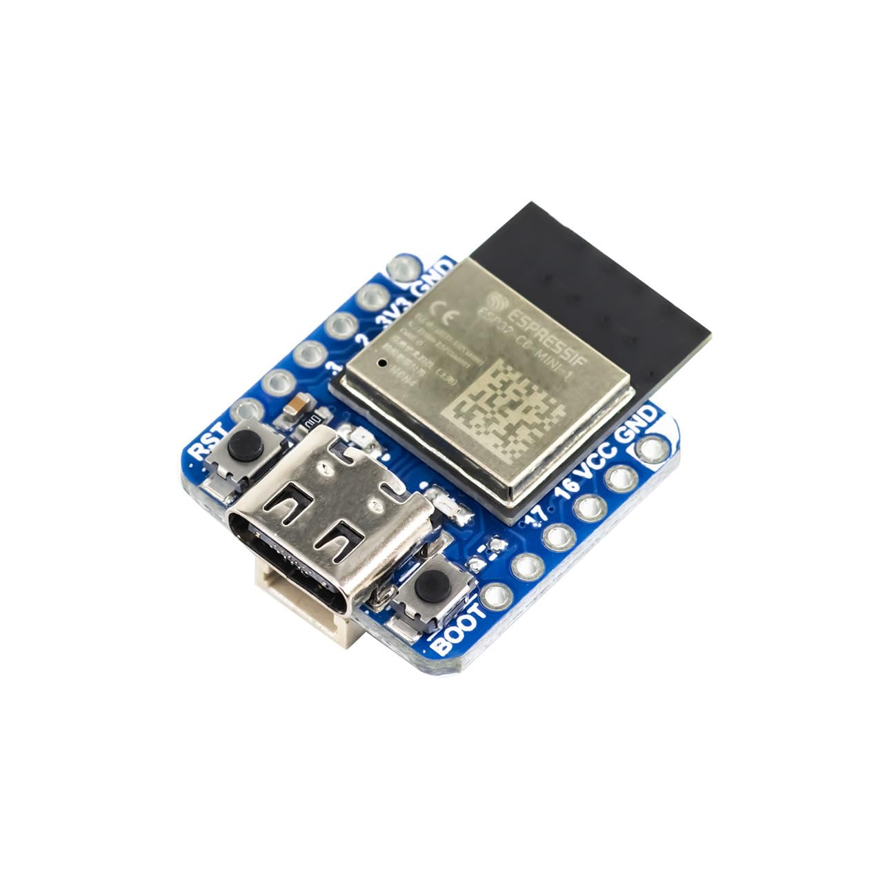 ESP32-C6 Mini Development Board | Wi-Fi 6, Bluetooth 5 LE, Zigbee & Thread | USB Type-C
