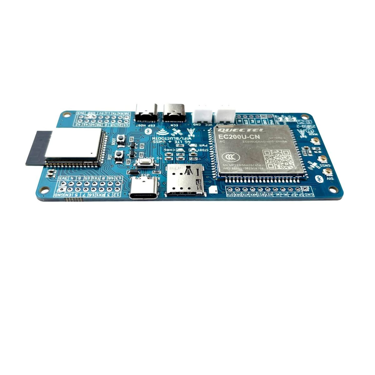 ESP32-S3 with EC200U 4G LTE Cat-1 WiFi Bluetooth GNSS IoT Smart Modem Development Board