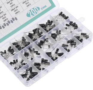 15 Value Electrolytic Capacitor Kit with Box 200PC