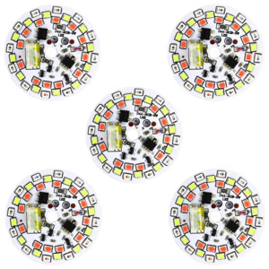 UNIVERSAL HU (5 Pack of 7 in 1 DOB Multicolor LED Light for Home Decor