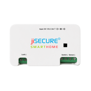 jiSECURE Smart Door Lock Controller, WiFi and Bluetooth Enabled, App-Based Access Control, Android and iOS Support