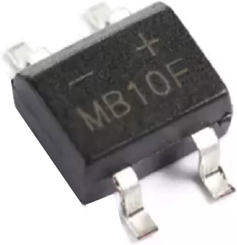 MB10F Bridge Rectifier SMD 0.8A 4 PIN For Electronic Circuit