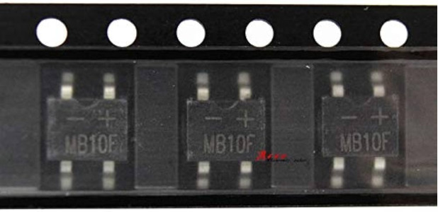 MB10F Bridge Rectifier SMD 0.8A 4 PIN For Electronic Circuit