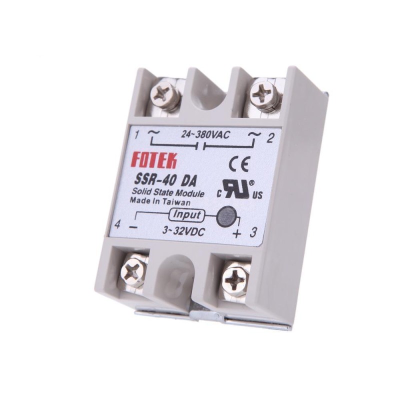 DC To AC SSR-40DA Solid State Relay Module 3-32VDC/24-380VAC 40A